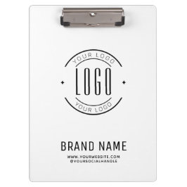 Modernes Logo-Unternehmen Klemmbrett