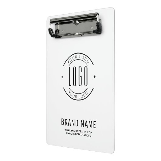 Modernes Logo-Unternehmen Mini Klemmbrett (Gewinkelt2)