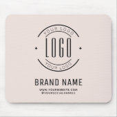 Modernes Logo-Unternehmen Mousepad (Vorne)