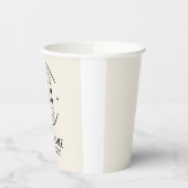 Modernes Logo-Unternehmen Pappbecher (Links)