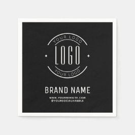 Modernes Logo-Unternehmen Serviette