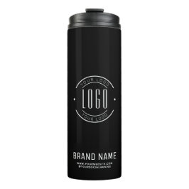 Modernes Logo-Unternehmen Thermosbecher