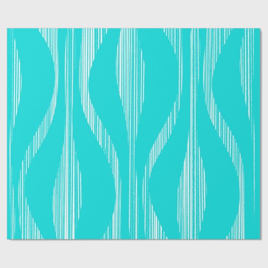 Modernes Lounge-Muster Türkisch Geschenkpapier (Flach)