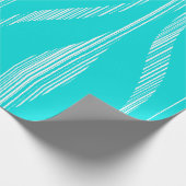 Modernes Lounge-Muster Türkisch Geschenkpapier (Ecke)