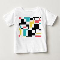 Modernes, lustiges, buntes geometrisches Design