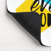 Modernes, lustiges Grafikdesign "Enjoy Every Momen Mousepad (Ecke)