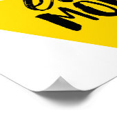 Modernes, lustiges Grafikdesign "Enjoy Every Momen Poster (Ecke)