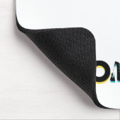 Modernes, lustiges, lebendiges, kühnes, trendiges  mousepad (Ecke)