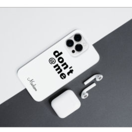 Modernes lustiges Sprichwort Don't @ Me pink Indiv Case-Mate iPhone 14 Pro Max Hülle