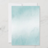 Modernes Luxe Gold Flecks echtes nechtes Brautpart Einladung (Rückseite)