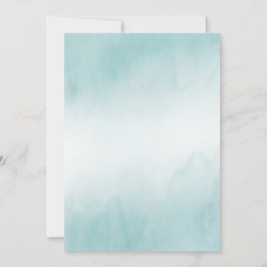 Modernes Luxe Gold Flecks echtes nechtes Brautpart Einladung (Rückseite)