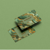 Modernes Luxus-Agate - Goldener Glitzer und stilvo Visitenkarte