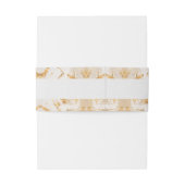 Modernes Luxus Gold Abstrakt Einladungsbanderole (Rückseitenbeispiel)