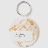 Modernes Luxus Gold Abstrakt Vielen Dank für Ihre Schlüsselanhänger (Rückseite)