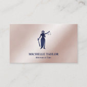 Modernes Luxus Gold Anwaltsbüro Visitenkarte (Vorderseite)