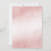 Modernes Luxus Gold Flecks Blush Pink Brautparty Einladung (Rückseite)