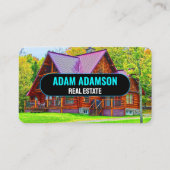 Modernes Luxus Real Anwesen (QR Code) Realtor Hous Visitenkarte (Vorderseite)