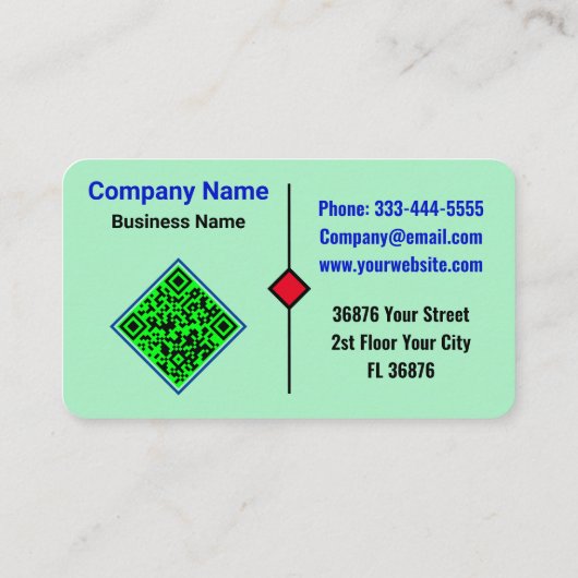 Modernes Luxus Real Anwesen (QR Code) Realtor Hous Visitenkarte (Rückseite)