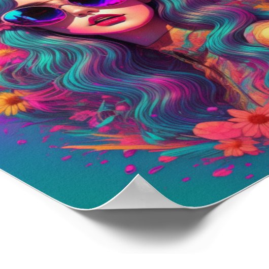 Modernes Mädchen Poster (Ecke)