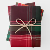 Modernes Madras Kariert Square Pattern Karibik Geschenkpapier Set (Beispiel)