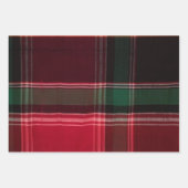 Modernes Madras Kariert Square Pattern Karibik Geschenkpapier Set (Vorderseite)