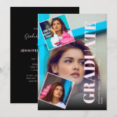 Modernes Magazin 3 Fotos Abschluss Ankündigung (Vorne/Hinten)