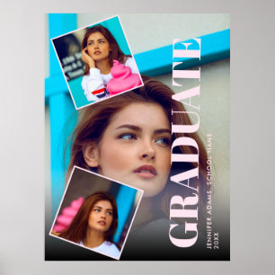 Modernes Magazin 3 Fotos Abschluss Poster