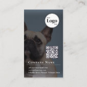 Modernes Magazin Cover Dog Trainer Pet Sitter Visitenkarte (Rückseite)