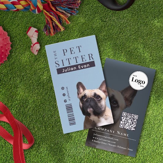 Modernes Magazin Cover Dog Trainer Pet Sitter Visitenkarte