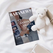 Modernes Magazin Cover Pregnancy Ankündigung