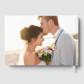 Modernes Magazin Green Wedding Foil Gästebuch (Rückseite)