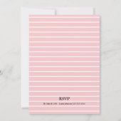 Modernes Magazine Cover Brautparty Einladung (Rückseite)