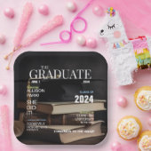 Modernes Magazine Foto Abschluss Pappteller (Party)