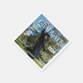 Modernes Magazine Foto Abschluss Serviette (Ecke)