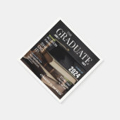 Modernes Magazine Foto Abschluss Serviette (Ecke)