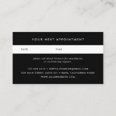 Modernes Magenta Wasserfarbenlot | Ernennungskarte Terminkarte (Rückseite)