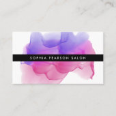 Modernes Magenta Wasserfarbenlot | Ernennungskarte Terminkarte (Vorderseite)