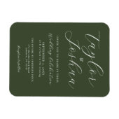 Modernes Magnet für Hochzeitsfeiern (Horizontal)