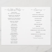 Modernes Magnolia-Programm für Schwarz-weiße Hochz (Rückseite)