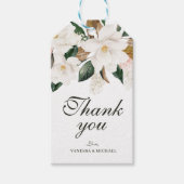 Modernes magnolisches Blumengeschenk Geschenkanhänger (Vorderseite)