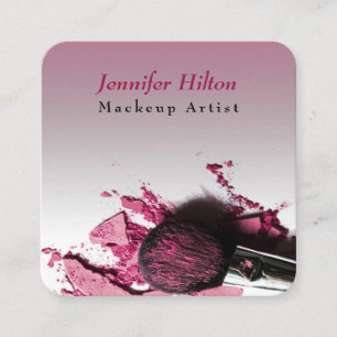 Modernes Makrelenartist Foto Quadratische Visitenkarte