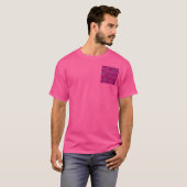 MODERNES MANDALA ROSE FARBE PINK T-Shirt (Vorne ganz)