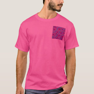 MODERNES MANDALA ROSE FARBE PINK T-Shirt