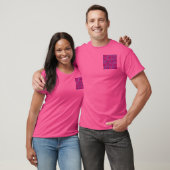 MODERNES MANDALA ROSE FARBE PINK T-Shirt (Unisex)