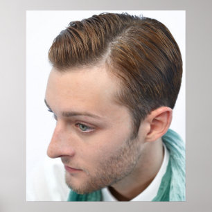 Modernes Männerhaar Poster