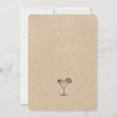 Modernes Margs- und Matrimony-Brautparty Einladung (Rückseite)