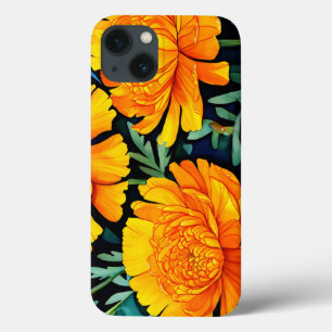 Modernes Marigold Watercolor-Muster Case-Mate iPhone Hülle