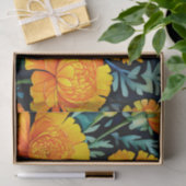 Modernes Marigold Watercolor-Muster Seidenpapier (Geschenk)