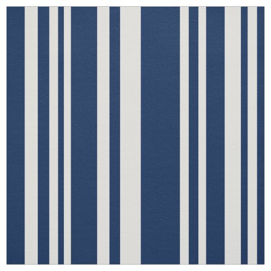Modernes Marine-und Weiß-Streifen-Gewebe Stoff (Muster)