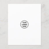 Modernes Marketing für Logos Flyer (Hinten)